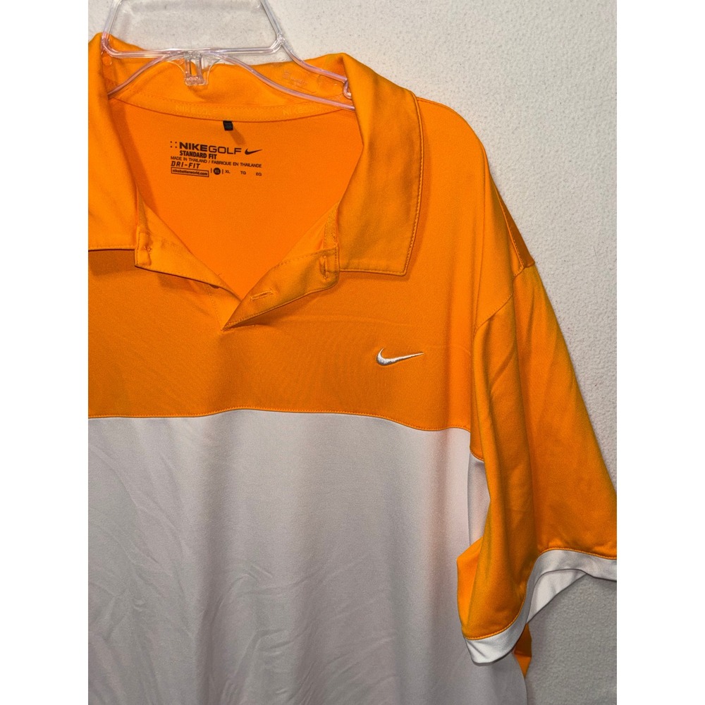 Lot of 3 Nike‎ Golf Dri-FIT Polo Shirts Mens XL Orange Red Gray Short Sleeve